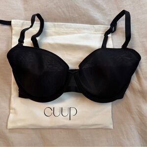 Cuup Demi Spacer Bra in black size 30F